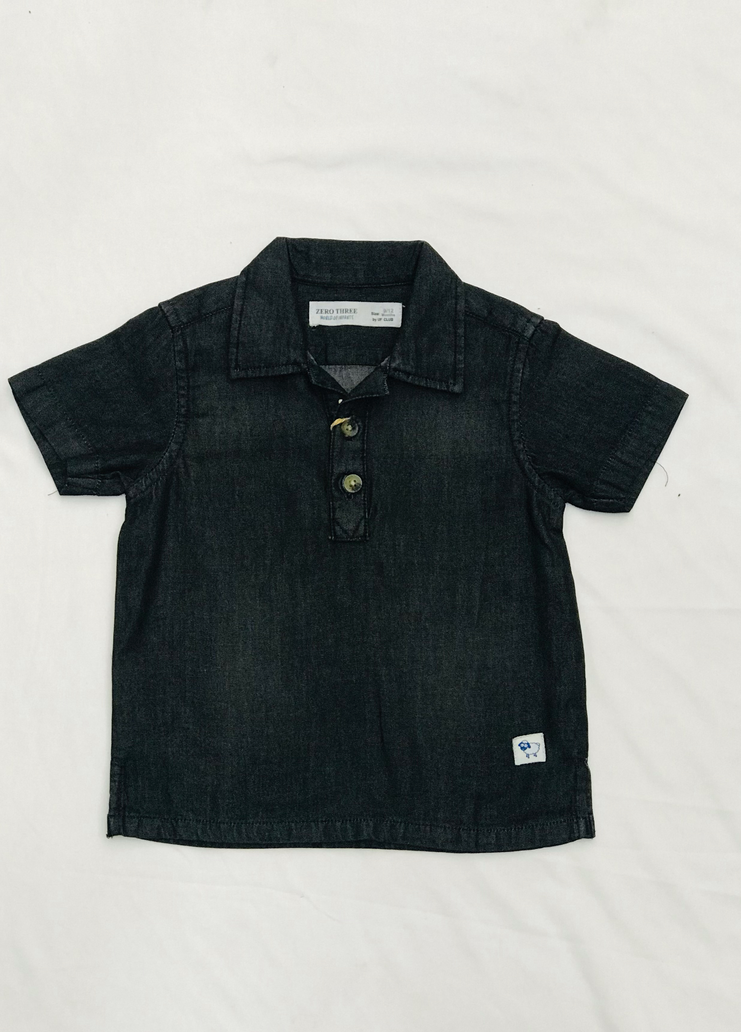 Denim Polo Shirt