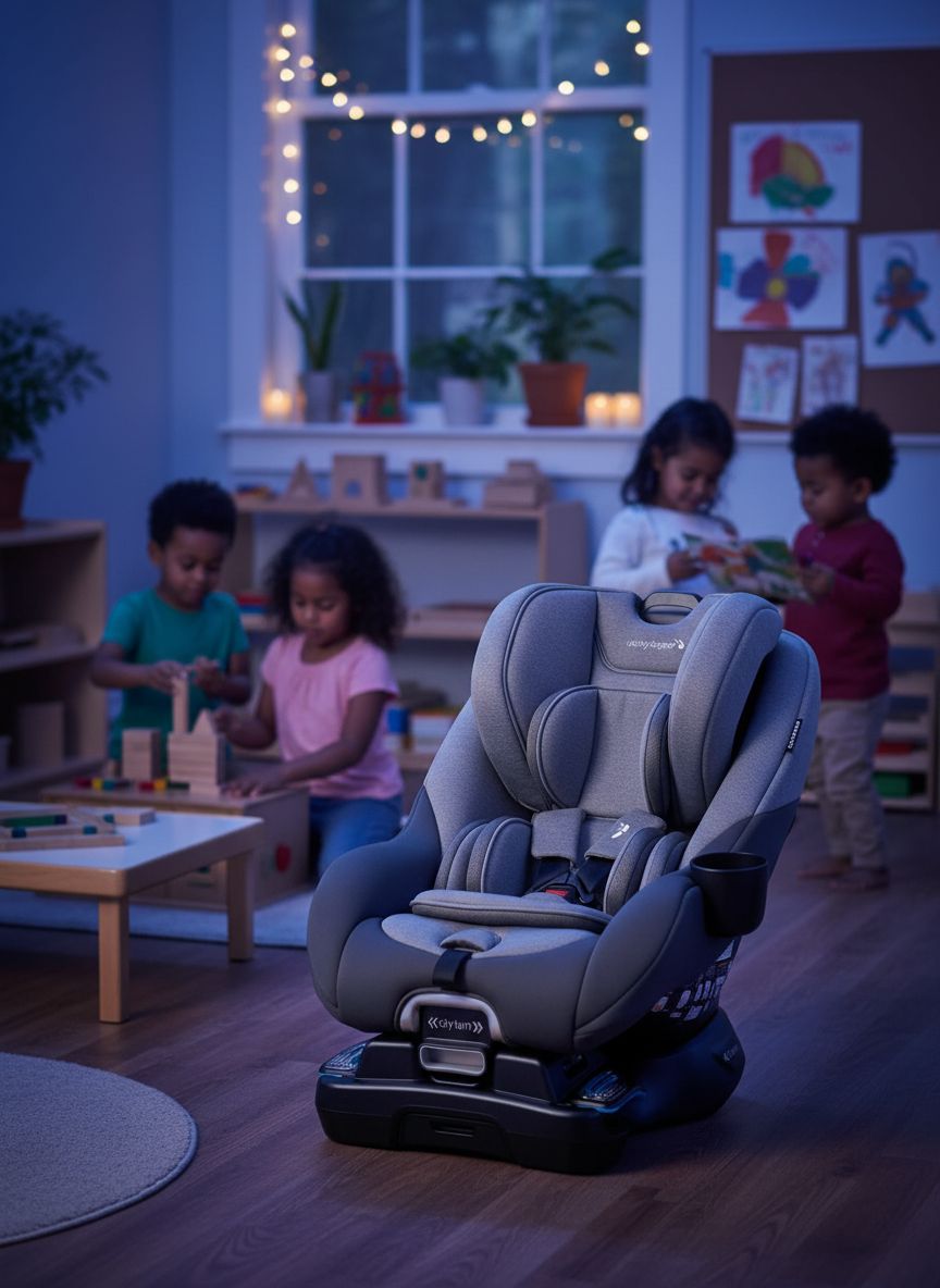 Rotating car seat with 180-degree swivel mechanism in pike fashion design, showing COOLMAX fabric and rear-facing position — view 6