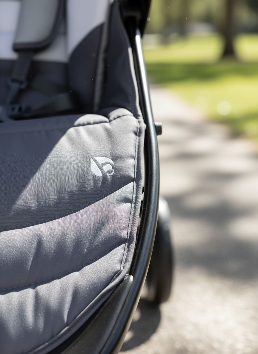 Modern grey stroller and detachable infant car seat travel system for newborns โ view 4