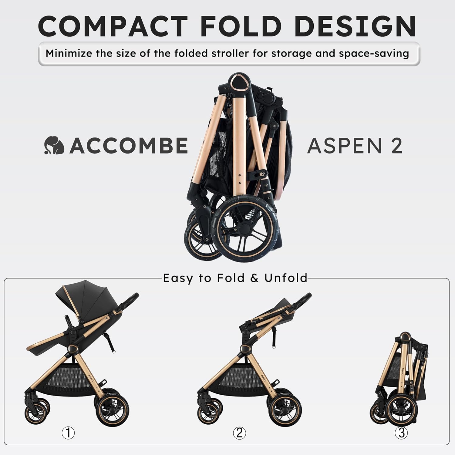 Modern 2-in-1 convertible baby stroller with bassinet carriage mode in charcoal gray — view 4
