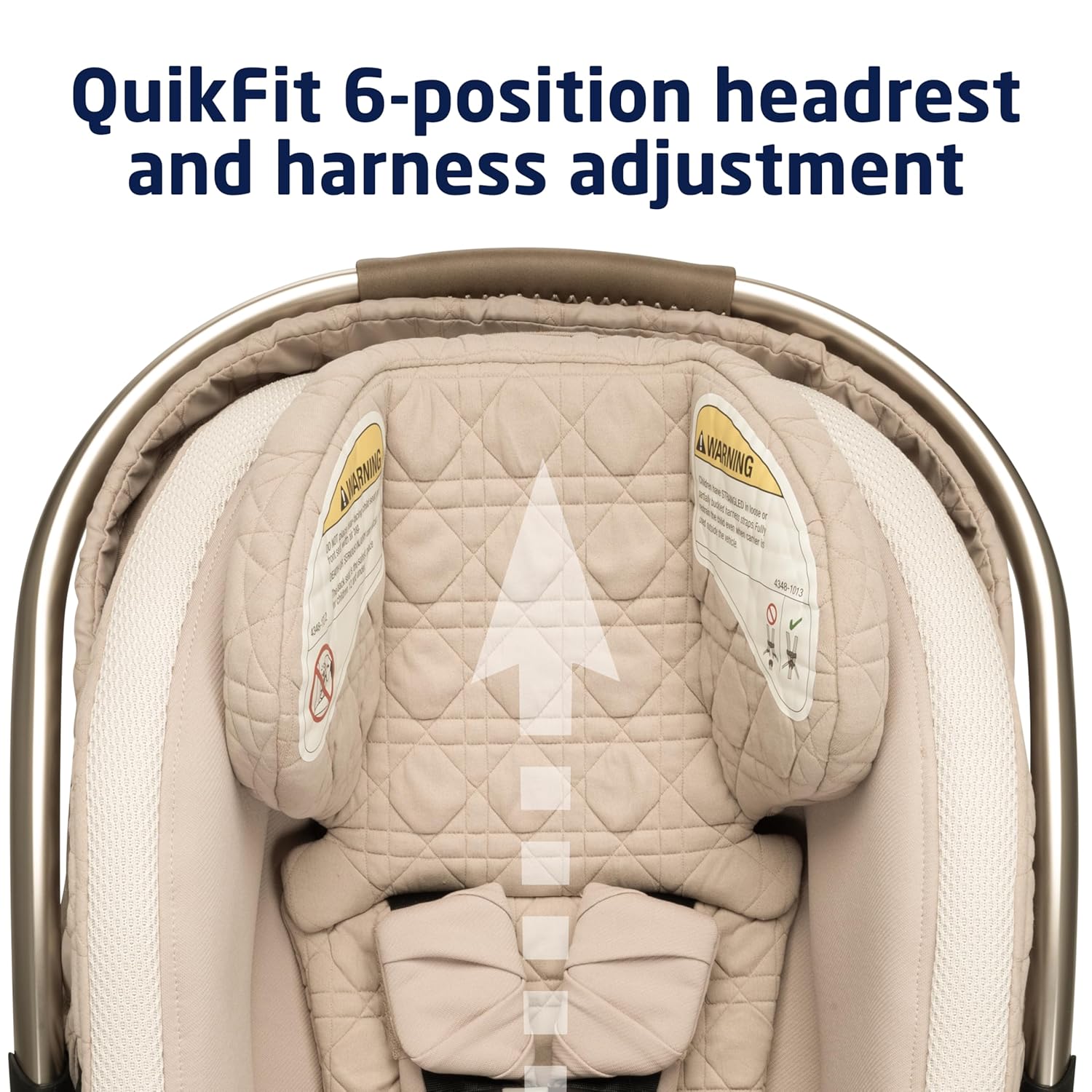 Maxi-Cosi Peri 180° rotating infant car seat in natural heritage color, shown with 180-degree swivel base — view 5