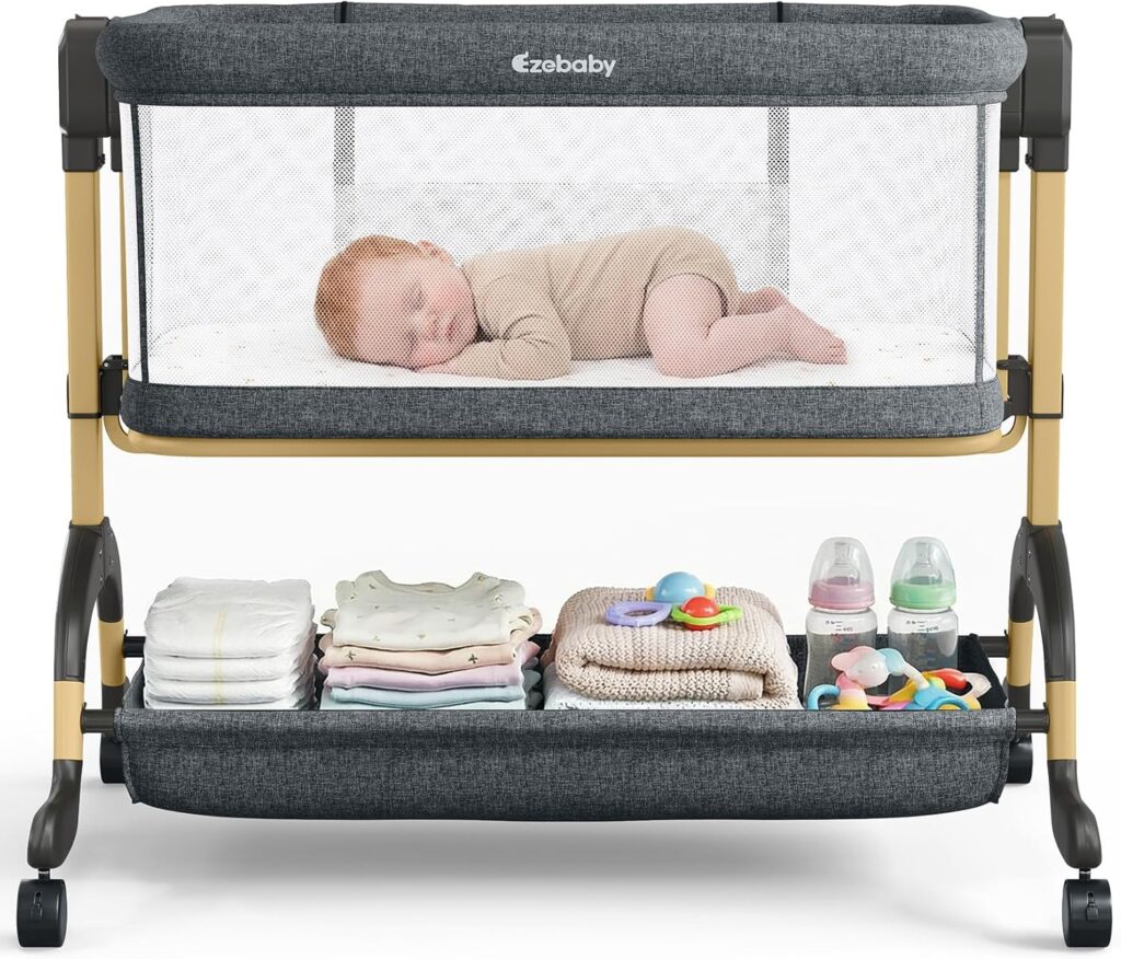 3-in-1 Bassinet Bedside Sleeper for Newborns 2026