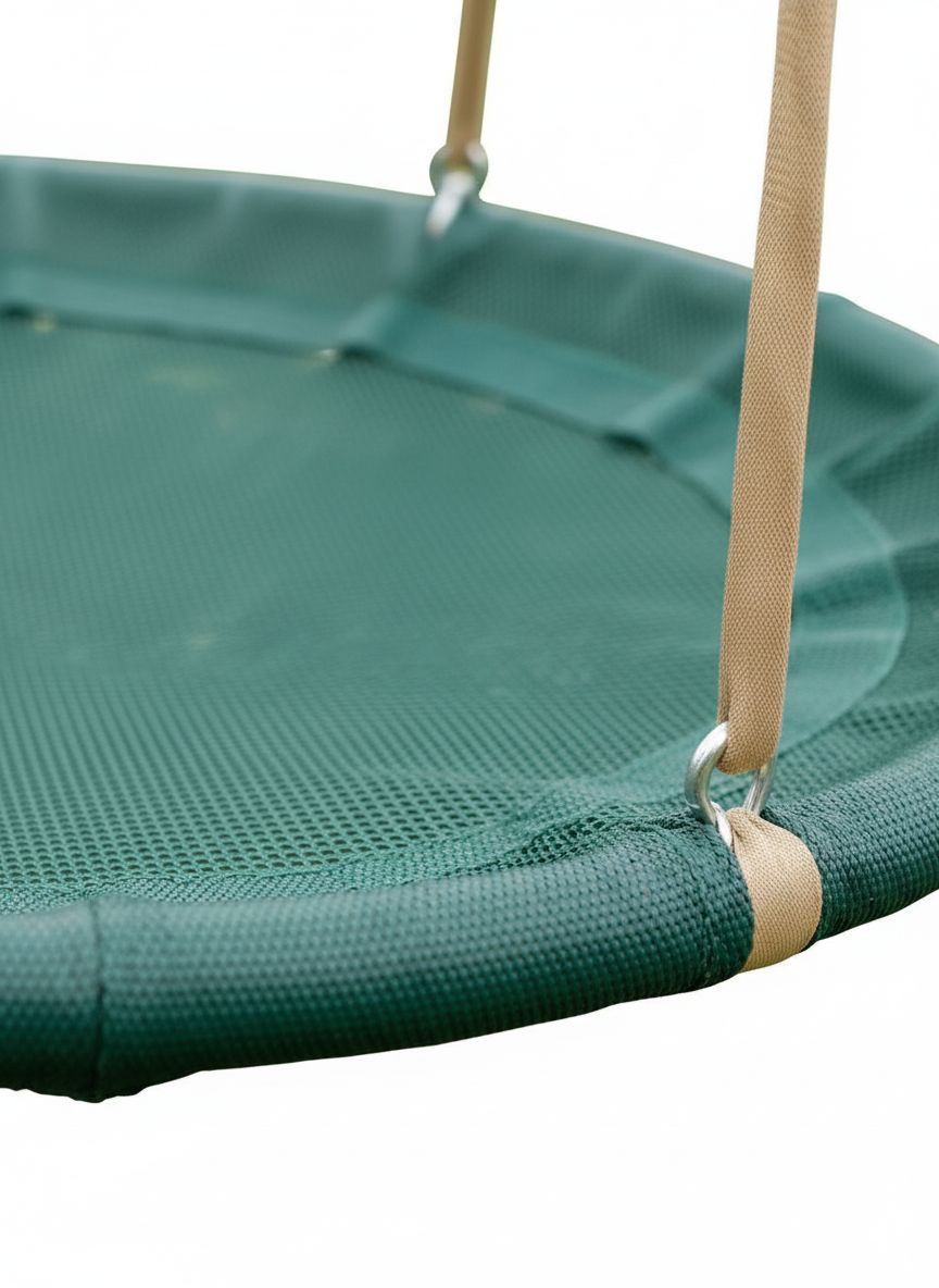 SuperDisc swing set with metal frame and padded leg protection, designed for multiple children — view 3
